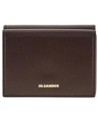 Jil Sander - Leather Mini Wallet - Lyst