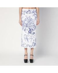 Moschino - Longuette Skirt With Olivia Print - Lyst