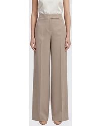 Max Mara - Taffeta Palazzo Trousers - Lyst