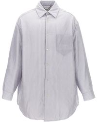 Maison Margiela - Striped Shirt Jacket - Lyst