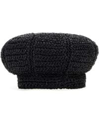 Prada - Rafia Baker Boy Hat - Lyst