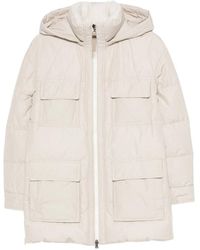 Brunello Cucinelli - Neutral Coats - Lyst