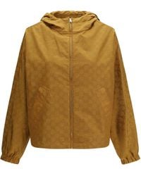Gucci - Short Technical Jacquard Jacket With All-Over Gg Motif - Lyst