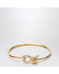 Bottega Veneta - Plated Sterling Knot Bracelet - Lyst