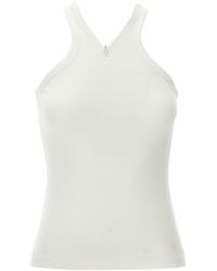 Courreges - Criss Cross Cotton Tank Top - Lyst