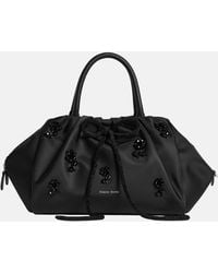 Simone Rocha - Gathered Top Handle Bag With Emb - Lyst