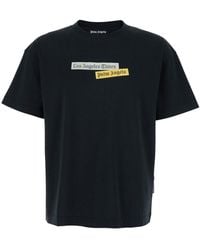 Palm Angels - Paxlatimes Regular Short Sleeves T-Shirt - Lyst