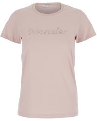 Moncler - Logo Crew Neck T-Shirt - Lyst