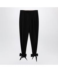 Chloé - Pleated Fluid Crêpe De Chine Trousers - Lyst