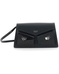 Ferragamo - 'Hug Mini' Crossbody Bag With Logo Lettering On The Front - Lyst