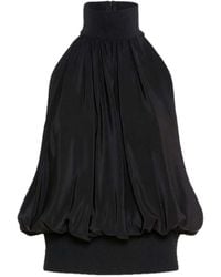 Sportmax - Silk Halter-Neck Top - Lyst