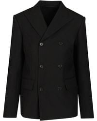 Celine - Tailored Wool Gabardine Jacket - Lyst