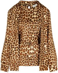 P.A.R.O.S.H. - Animlier Silk Blouse - Lyst