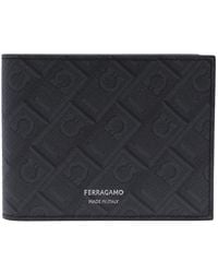Ferragamo - Monogram Bifold Wallet - Lyst