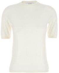 Max Mara - 'Gerico' Crewneck Sweater With Short Sleeves - Lyst