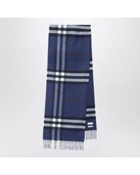 Burberry - Cashmere Scarf With Check Pattern - Lyst