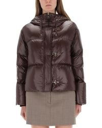 Fay - Hooded Puffer Coat - Lyst