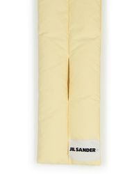 Jil Sander - Ivory Polyester Scarf - Lyst