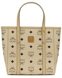 MCM - Printed Canvas Mini Tony Handbag - Lyst