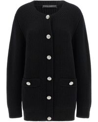 Dolce & Gabbana - Jewel Buttons Cardigan Sweaters And Cardigans - Lyst