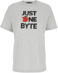 Coperni - Crew Neck T-Shirt With Front Print - Lyst