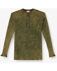 DIESEL - T-Ally Stretch Cotton T-Shirt - Lyst