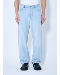 Bottega Veneta - Extra Bleached Wide Leg Jeans - Lyst