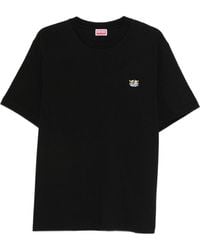 KENZO - Embroidered-Patch T-Shirt - Lyst
