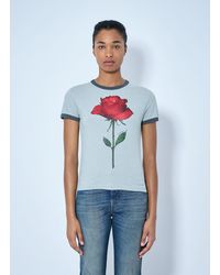 Acne Studios - Graphic Rose T-Shirt - Lyst
