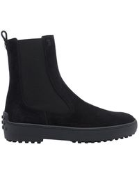 Tod's - Winter Gommino Booties - Lyst