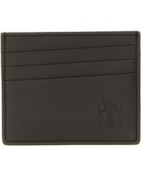 Brunello Cucinelli - Logo Card Holder - Lyst