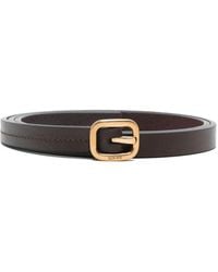Loewe - Rounded Soft Leather Belt - Lyst