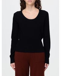 Max Mara - Slim Fit Wool And Cashmere Crewneck Jumper With Ribbed Trims - Lyst