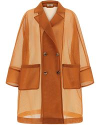 Herno - See-Through Coat - Lyst