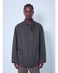 Rick Owens - Collared Canvas Mac Jacket - Lyst