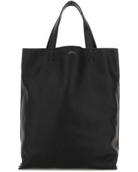 A.P.C. - Leather Medium Maiko Shopping Bag - Lyst