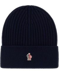 Moncler - Wool Beanie Hat - Lyst