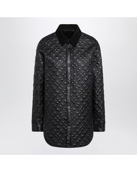 Moncler - Padded Overshirt With Corduroy Collar - Lyst