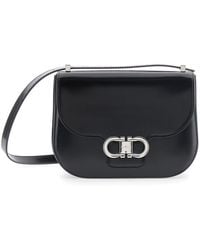 Ferragamo - Crossbody Bag Gancini Leather Calf Shoulder - Lyst