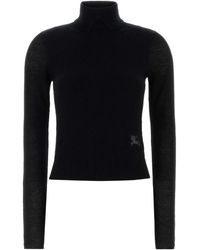 Burberry - Wool Blend Sweater - Lyst