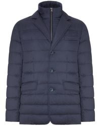 Herno - Padded Blazer-Style Down Jacket With An Inner Bib - Lyst