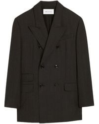 Ami Paris - Wool Double-Breasted Blazer Jacket - Lyst