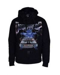 DSquared² - Graphic Print Hooded Sweatshirt With Drawstring Detail - Lyst