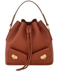 Ferragamo - Multi Pocket Bucket Bags - Lyst