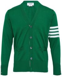 Thom Browne - Striped Cardigan - Lyst