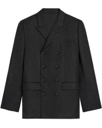 Celine - Céline Wool Blazer Jacket - Lyst