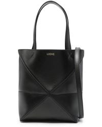 Loewe - Puzzle Fold Mini Leather Tote - Lyst