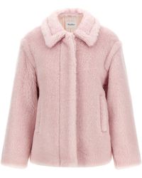 Max Mara - Mxmfuggito Coats And Trench Coats Pink - Lyst