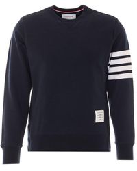 Thom Browne - Sweatshirt With Engineered 4 Bar - Lyst