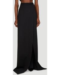 Balenciaga - Split Tailored Skirt - Lyst